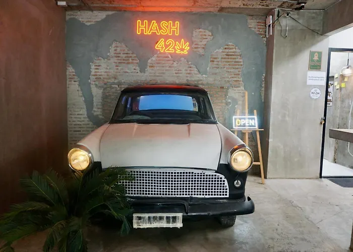 Hash Apartment With Unique Chill Design At Silom Soi 3 Bangkok, Thailand
